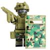 Ninja Warrior Superhero Doll With Weapon Single Building Block Assembly Toy