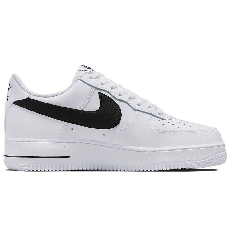 Nike Air Force 1 07 Cut Out Swoosh - White Black Men Sneakers DR0143-101