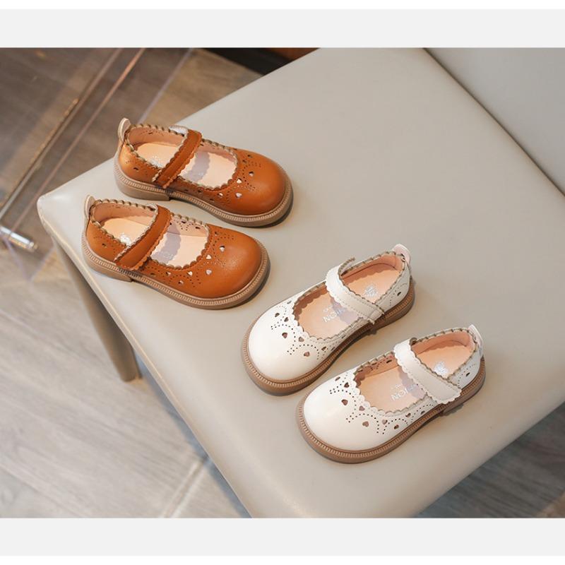 Kids Girls Princess Style Casual Leather Low Top Spring Autumn Shoes