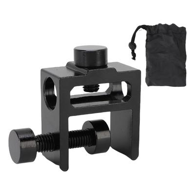 Camping Lamp Table Clamp Black Aluminum Alloy Secure Clamping Outdoor Camping Light Holder