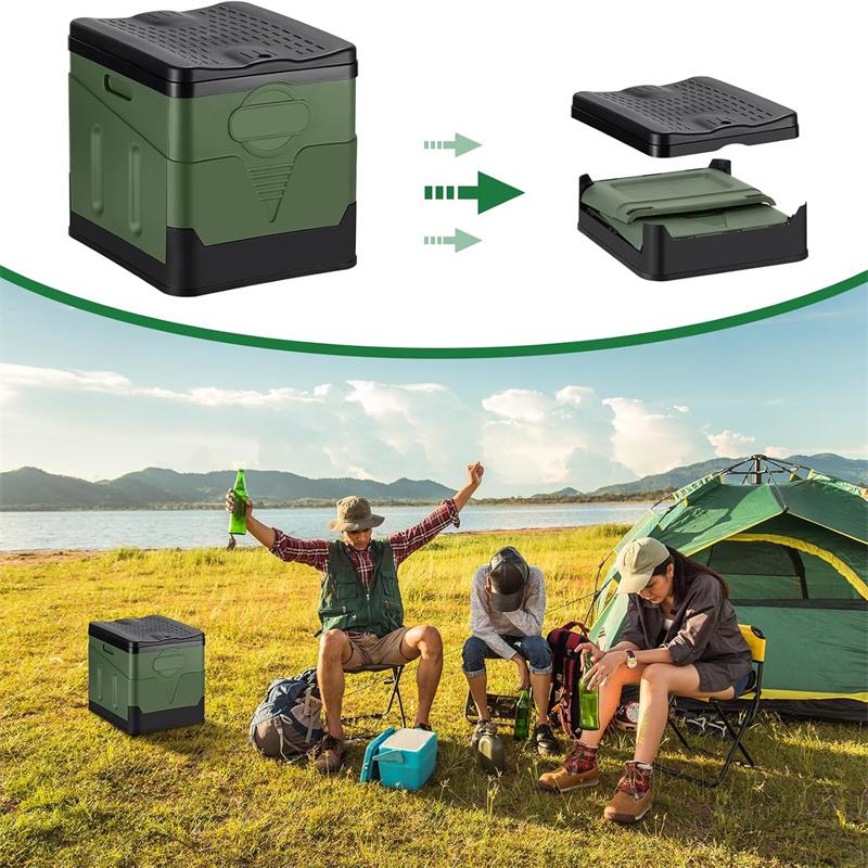 Portable Folding Toilet For Outdoor Camping Potty For Adults Kids Cover Design Seat Toilet Reusable Toilet For Picnic Car Travel