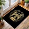 Roman Eagle Emblem with SPQR Design Patterned Carpet, Non Slip Mat Suitable for Living Room and Bedroom Sofas