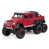 1/22 Boxed Large Benz G63 6X6 Car Model, Metal Die-cast Off-road Vehicle Collection Ornaments Sound and Light Children's Toy Car Gift