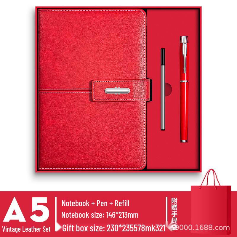 A5 Business Notebook Gift Box Set: Deluxe Office Stationery and Memorable Souvenir