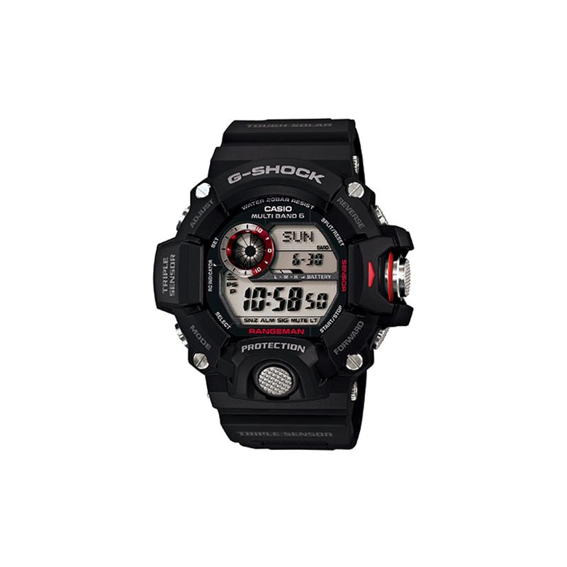

Casio 200 meters waterproof quartz movement rubber strap Japanese and Korean watch men s watch gray dial GW-9400-1 сірий колір