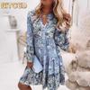 Fashion Summer Spring Short Sleeve V-Neck Casual Dresses