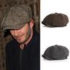 Vintage jaro a podzim ležérní vlněný britský osmiúhelníkový klobouk pánská čepice baret Pánská trendy dámská čepice Newsboy