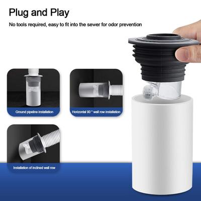 Kitchen Colander One Way Valve Seal Sewer Stopper Floor Drain Water Pipe Plug Drain Cover Anti Odor