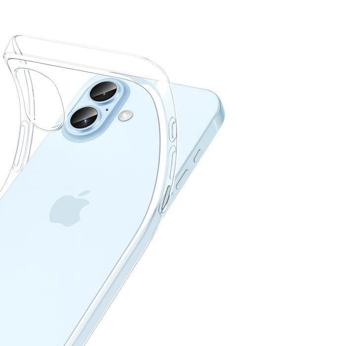 Pack Case and Lanyard for iPhone 17 - Transparent Soft TPU Protection Adjustable Universal Lanyard Black Phonillico®