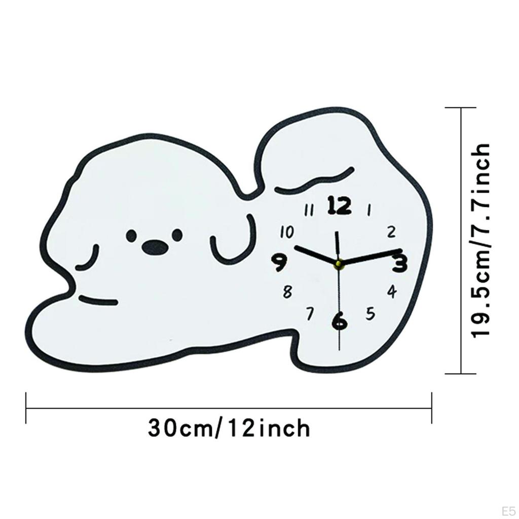 Wall Clock for Indoor , Non-Ticking And Quiet Kids Rooms
