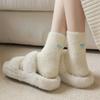 Thick Mid Tube Stockings Footwear Winter Socks Sweet Plush Socks
