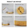 Remote Control Air Humidifier Essential Oil Diffuser 500ML Wood Grain Desktop Electric Aromatherapy Diffuser with LED Lights