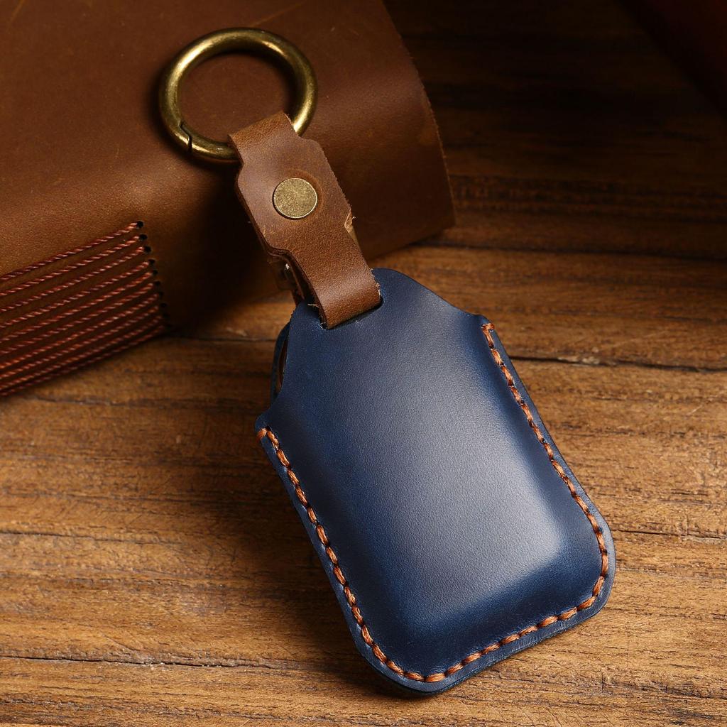 Genuine Leather Key Cover for Honda Civic & Accord - Full Wrap Cowhide Protection