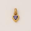 Titanium Steel Love Twelve Birthstone Diy Pendant Pendant Letter Name Family Gift Peach Heart Accessories Pendant