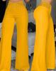 2023 Summer Women's High Waist Hollow Belt Wide Leg Trousers