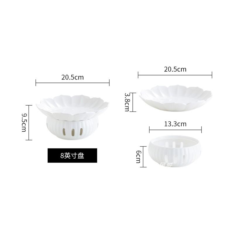 Candle Heating Furnace Dining Plate Ceramic Stove Tableware Warming Tray Serving Plate Fruit Bowl Dessert Bowl Soup Plates Dish