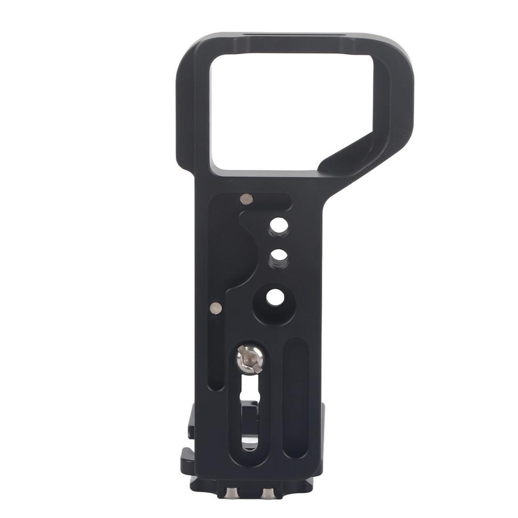 Quick Release L Bracket Plate Metal Vertical Bracket Grip for A74 A7R4 A7M4 Camera Le noir