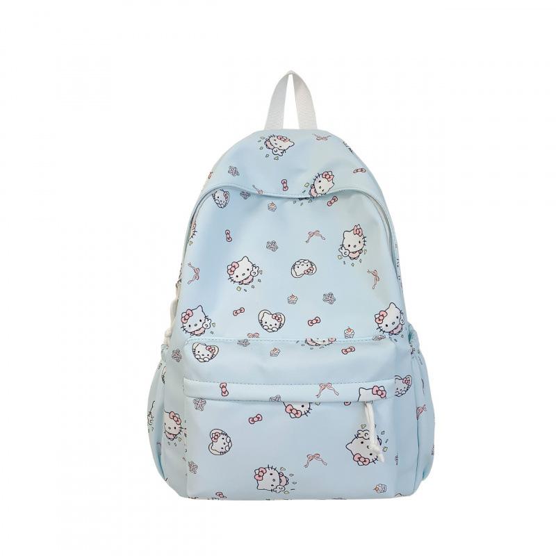 Schoolbag New Fashion Trend Wind Backpack Large Capacity KT Cat Double Backpack Cartoon Campus Wind Cute Lightweight School Bag
