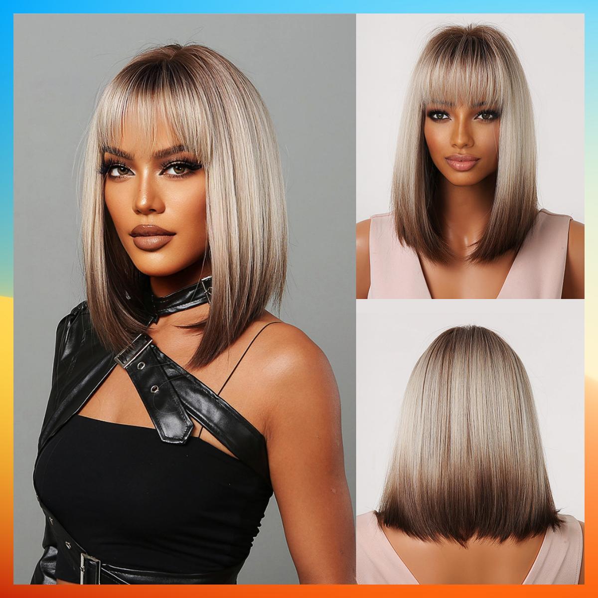 

2025 Европейский и Американский Модный Парик Длинный Прямой Парик Для Женщин