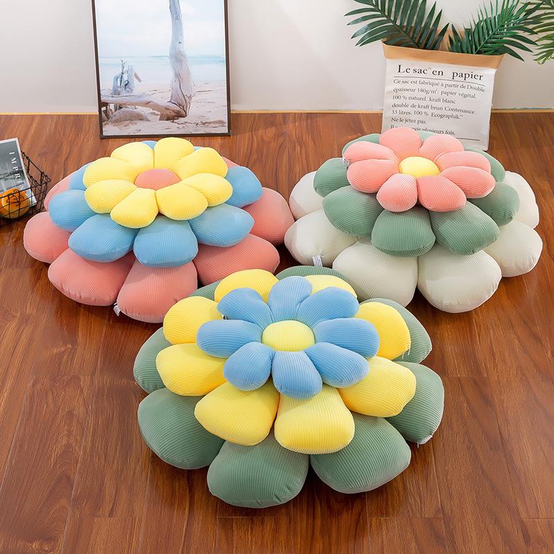 Little Daisy Sunflower Plush Pillow - Office Chair Seat Cushion & Sofa Backrest Doll