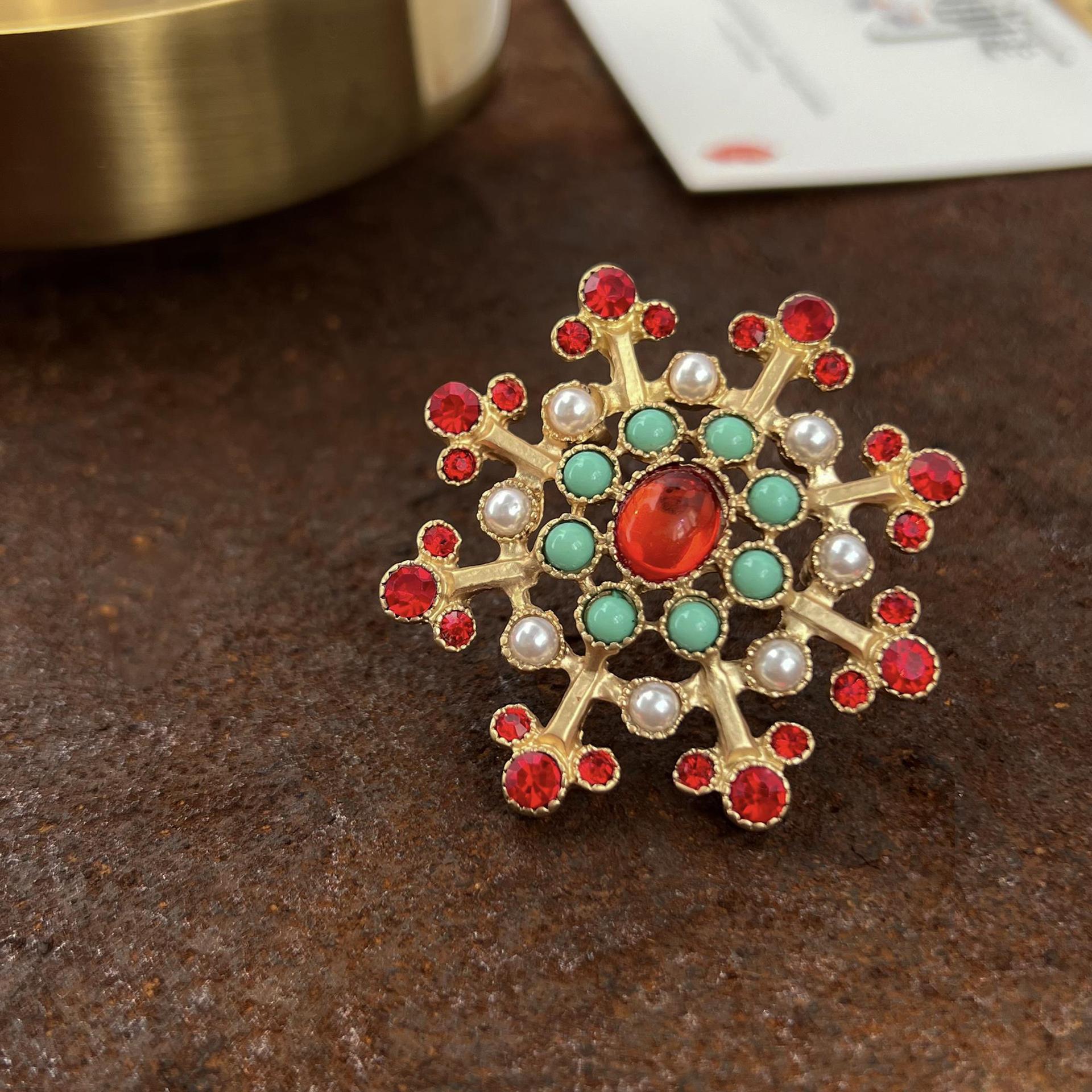 

Барокко Винтаж Крест Брошь Игла Средневековая Мода Классический Костюм Одежда Значок