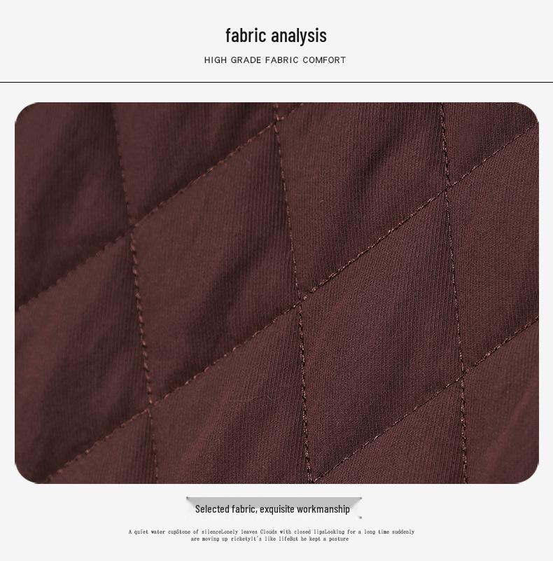 Damen Baumwolljacke in Übergröße - Herbst/Winter 2024, Casual, Leicht, Warm, Kurzer Mantel für Mütter mittleren Alters und ältere Mütter