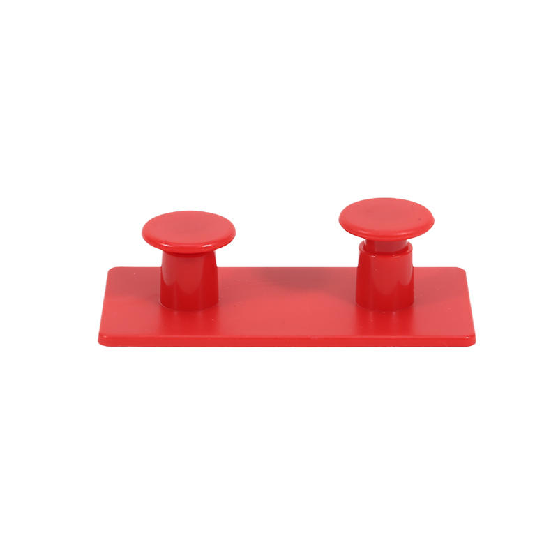 4 Pieces Colorful Building Block Small Hooks Heavy Duty Adhesive Wall Mounted Key Holder Seamless Hanging Hooks for Clothes Caps High Quality