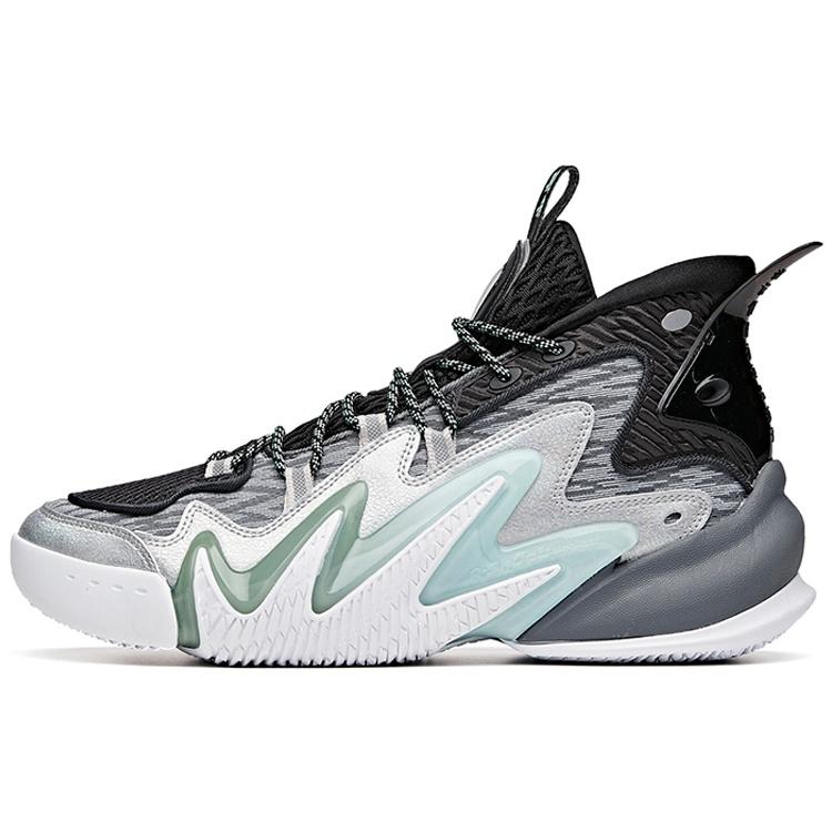 ANTA Shock Wave 2  Black Grey Green  Men s 112031602-5 EU 39