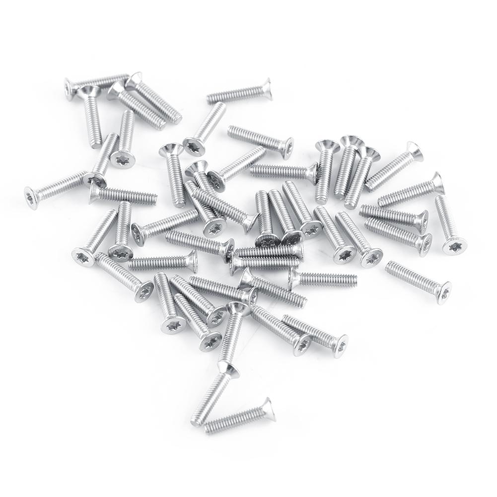 M2.5 Star Screws Countersunk Flat Head Machine S Pack of 50-piece (M2.5*5)