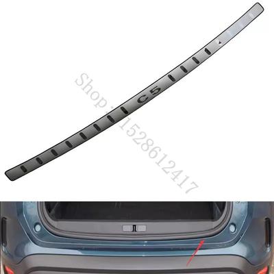 Pour 2017 2018~2023 Citroen C5 AIRCROSS Protection de pare-chocs arrière en acier inoxydable Seuil Protection de coffre arrière Garniture Accessoires de voiture Style Rétroviseurs intérieurs 6
