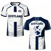 Men's Jersey T-Shirt, Scotland Team Fan Jersey, Comfortable and Breathable