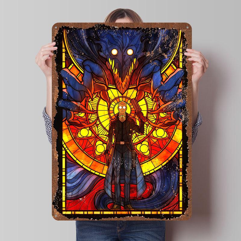 The Legend of Vox Machina Tinplate Posters Customizable Wall Art Retro Vintage Metal Tin Signs for Home and Decoration Gaming