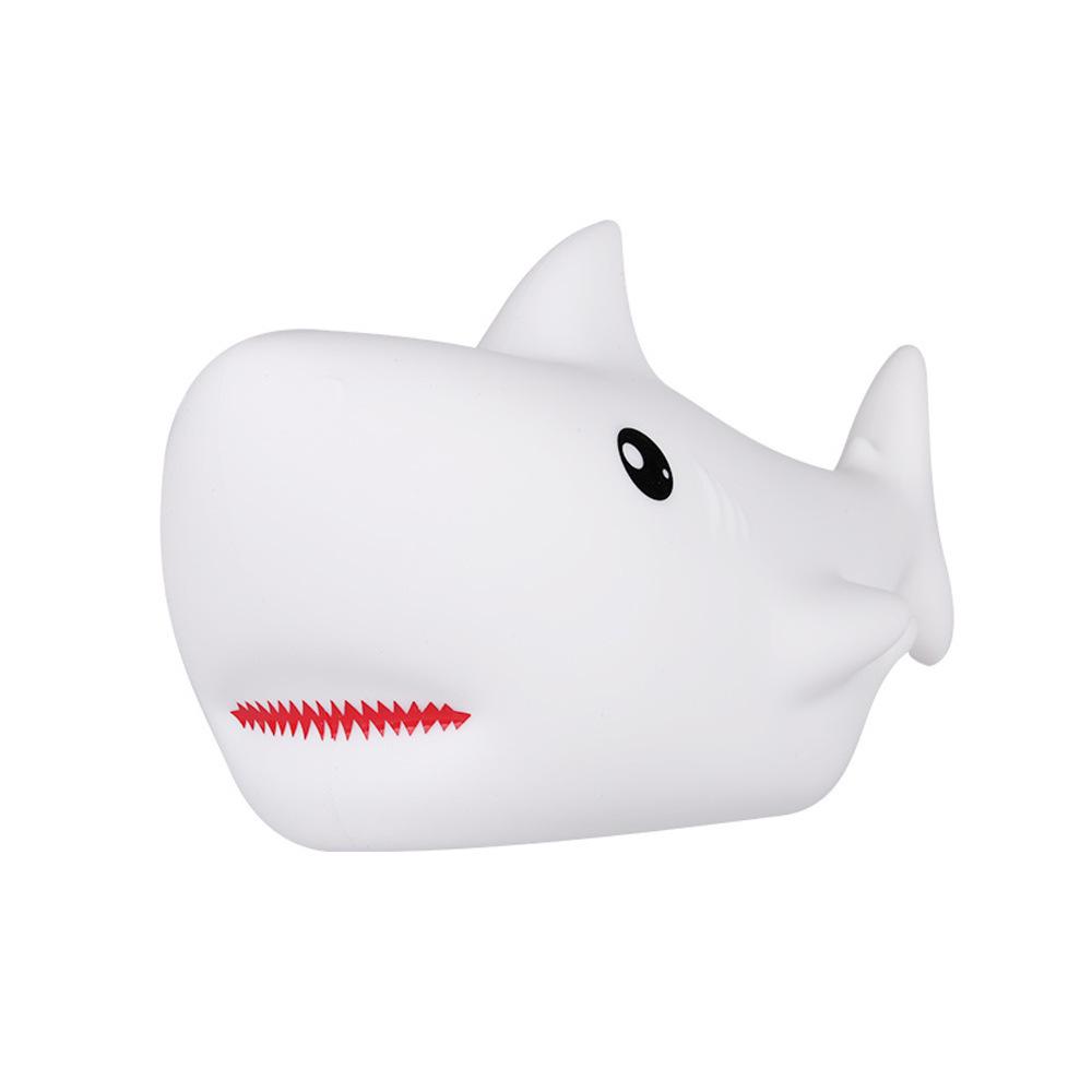 Creative Shark Silicone Night Light - Perfect Bedroom Gift for Kids