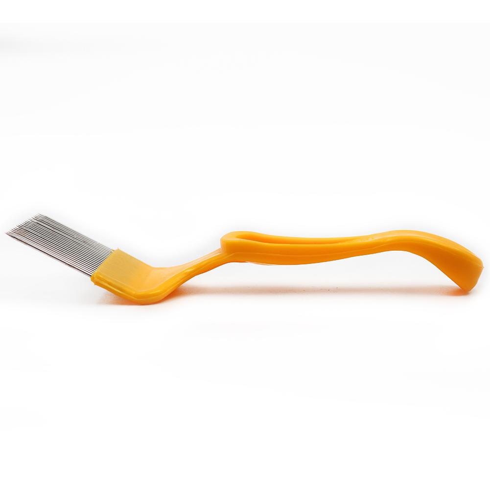 Bee needle Cut Honey Fork Knife Beekeeping Tool With Red And Yellow 21-Needle Honey Comb Shovel Scraper