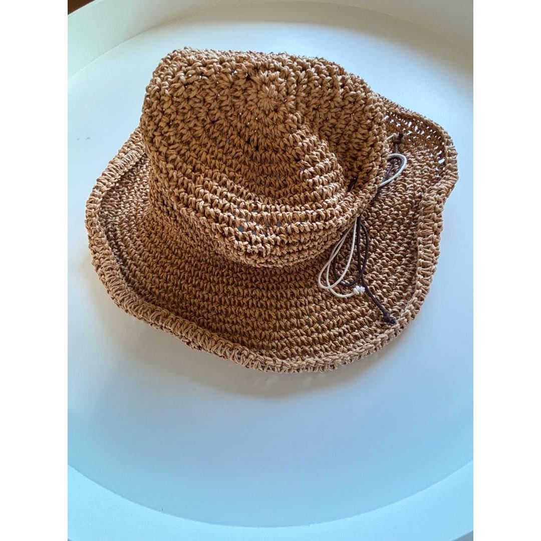 Used Good condition BEAMS: Beige straw straw hat