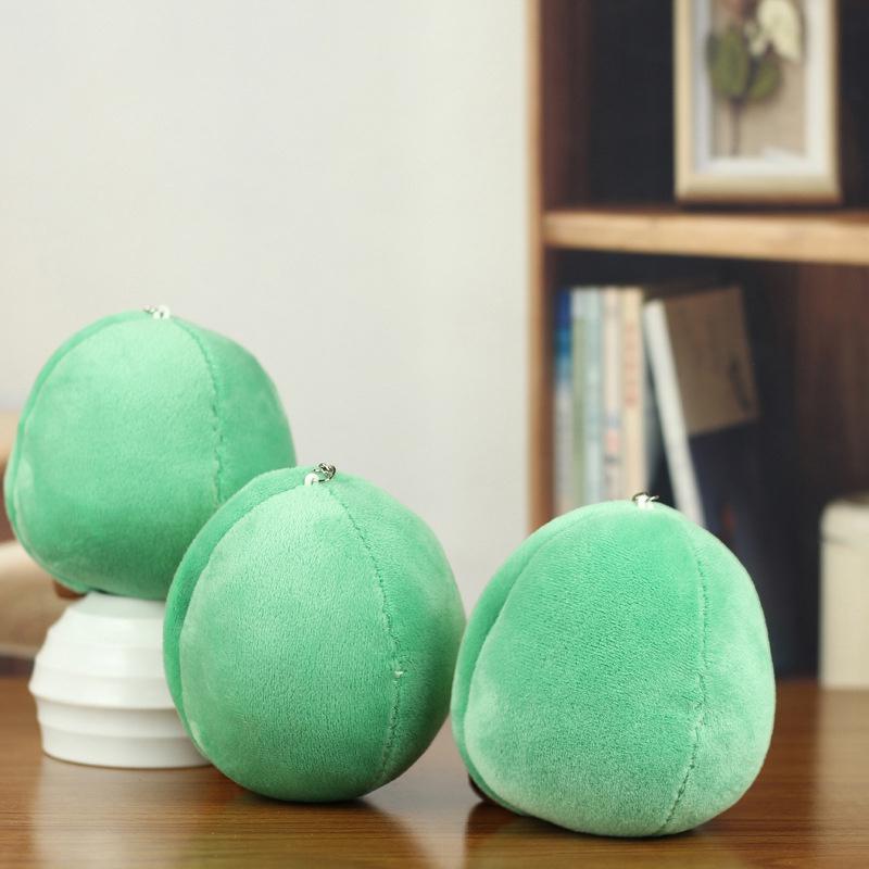 Cute Comfortable Mini Avocado Plush Toy Soft Pillow Plush Doll Kawaii Cartoon Backpack Pendant Fruit Figurine Girls Toys Gift