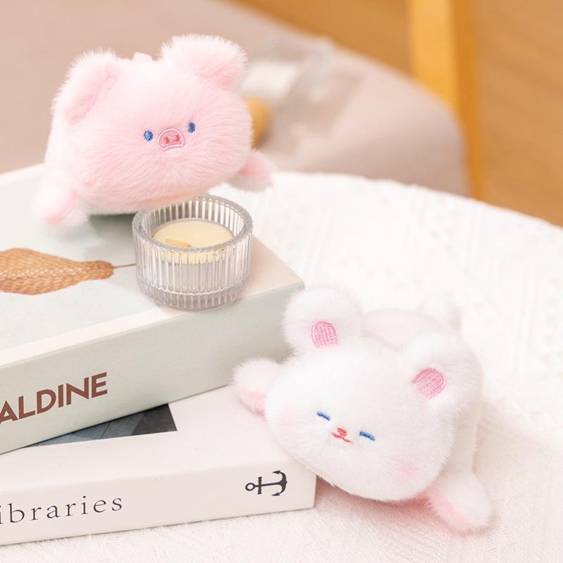 Animal Flip Puppy Turns Into Cat Doll Plush Toy Bunny Doll Girl Bag Small Pendant