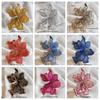 Embroidered Sequin Flower Patch for Hanfu Decoration - 18x14cm, Hand-Sewn DIY Accessory