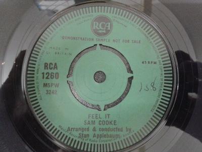 7-Zoll-Schallplatte SAM COOKE Feel It Its All Right RCA1260 RCA 1961 UK SoulFunk Gebraucht