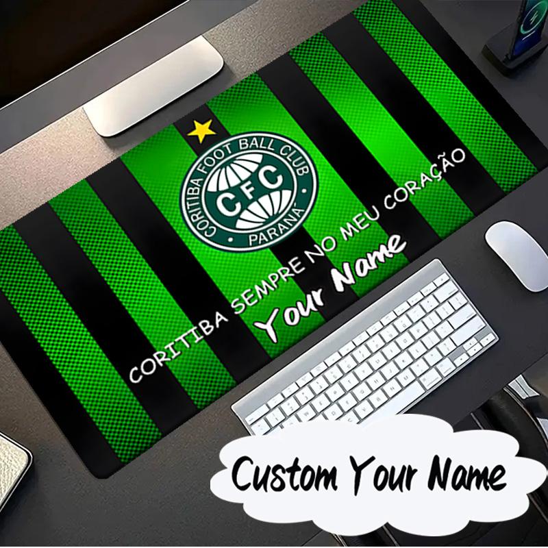 Custom Name Mouse pad Coritiba Football Club Return Mouse pad, Gaming Mouse Pad, keyboard pad, Desk Decor for computer notebook Fan Birthday Gift