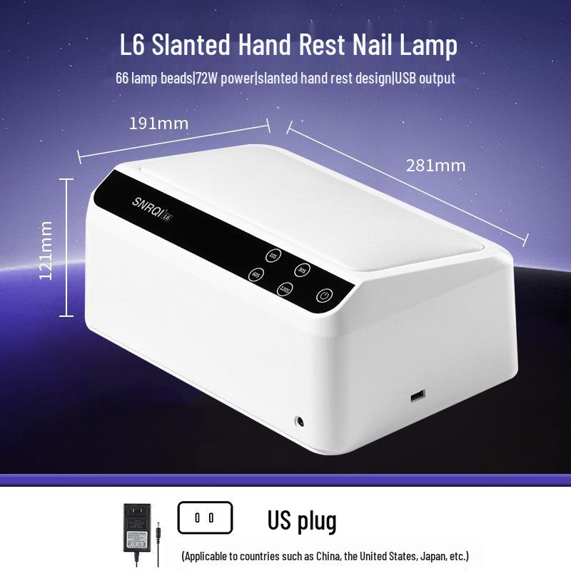 

Портативная мощная лампа для ногтей: Умный сенсор, Быстрая сушка, Ручная фототерапия для гелевых ногтей