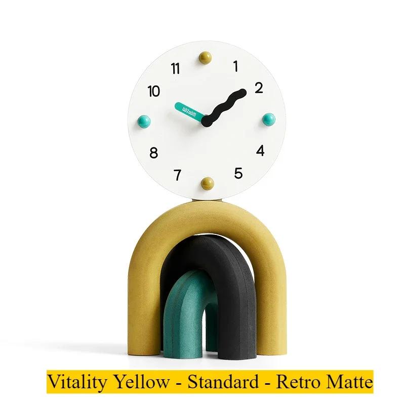 Living Room Desktop Decoration TV Cabinet Foyer Creative Home Minimalist Table Clock Decoration