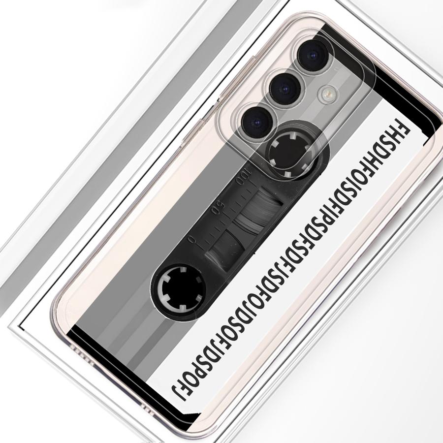 Fashion Retro Cassette Tape Phone Cover Case for Samsung Galaxy A25 A51 A36 A13 A33 A52 A56 A50 A34 A35 A52 A31 A26 A24 A54 A15