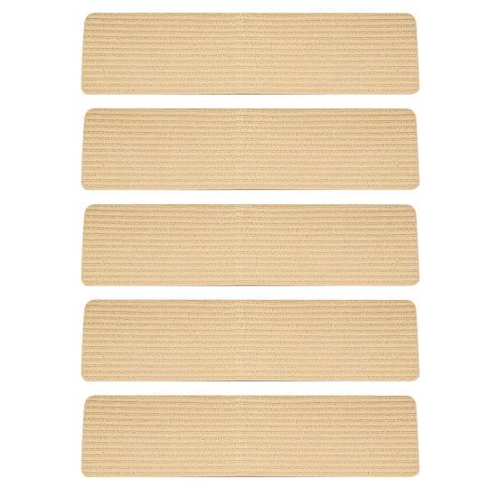 Yousheng 5 Pcs Washable Stair Treads Non Slip Stair Runner with Rubber Backing Residue Free Stair Carpet for Wooden Steps Kids And Pets Safety