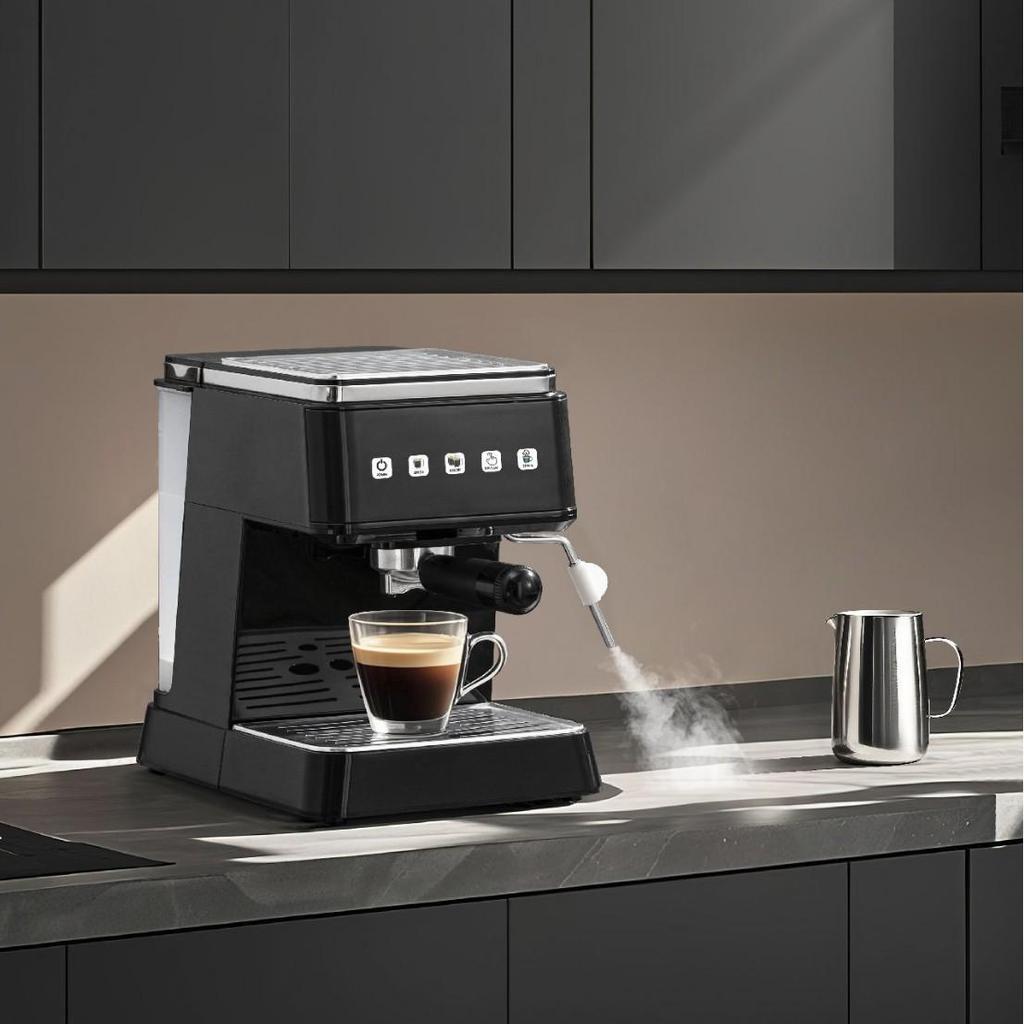 110V US Standard Italian Semi-Automatic Espresso Machine with Water Storage
