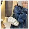 1 Pcs New Cloud Pleated Causal Handbag Women's Dumpling Tote Armpit Bag Shopping Shoulder Bags Underarm Bag