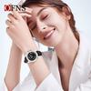 Women's Quartz Watch Simple Diamond Inlaid Waterproof Luminous Calendar Three Needle Business Fashion Women's Watch