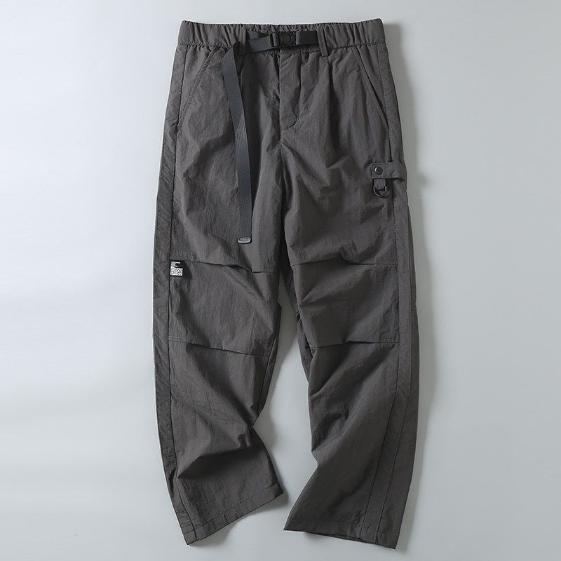 Original Foreign Trade Vintage Trendy Brand Multi-Pocket Straight-Leg Cargo Pants Outdoor Spring and Autumn Unisex Casual Sports Wide-Leg Long Pants