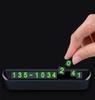 Luminous Car Temporary Parking Card Car Styling Phone Number Card Plate Telephone Number Park Stop Sticker Car Auto Accessories