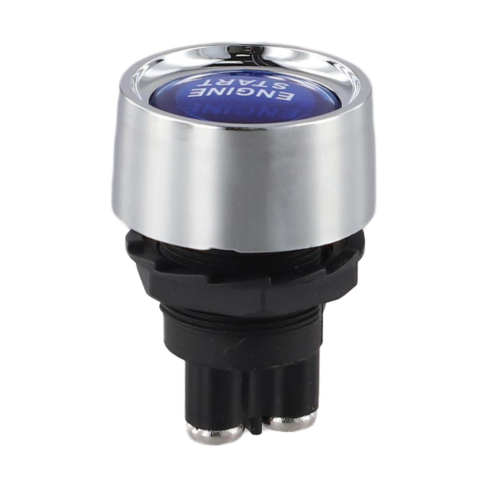 Starter Car Engine Button Button Ignition 12V 24V 12V DC Car Engine Ignition Starter Start Button Button Ignition синий